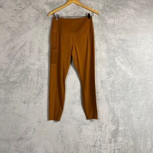 Knix Women Burnt Orange High Rise Active Leggings with Side Pocket Size L